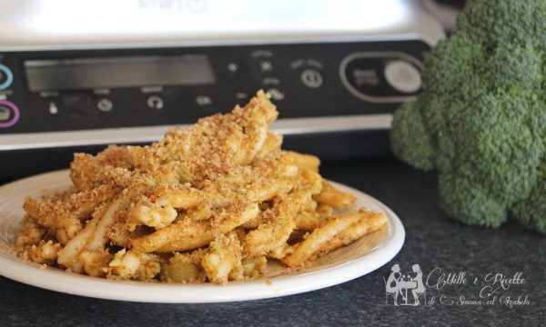 Ricette kcook multi smart pasta risottata con broccoletti acciughe e pane tostato